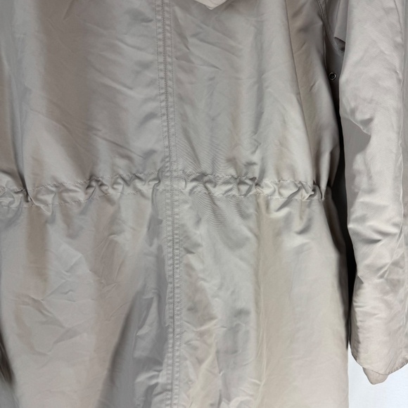 Athleta Abalone Tan Rain/Utility Jacket Sz M - Picture 5 of 9